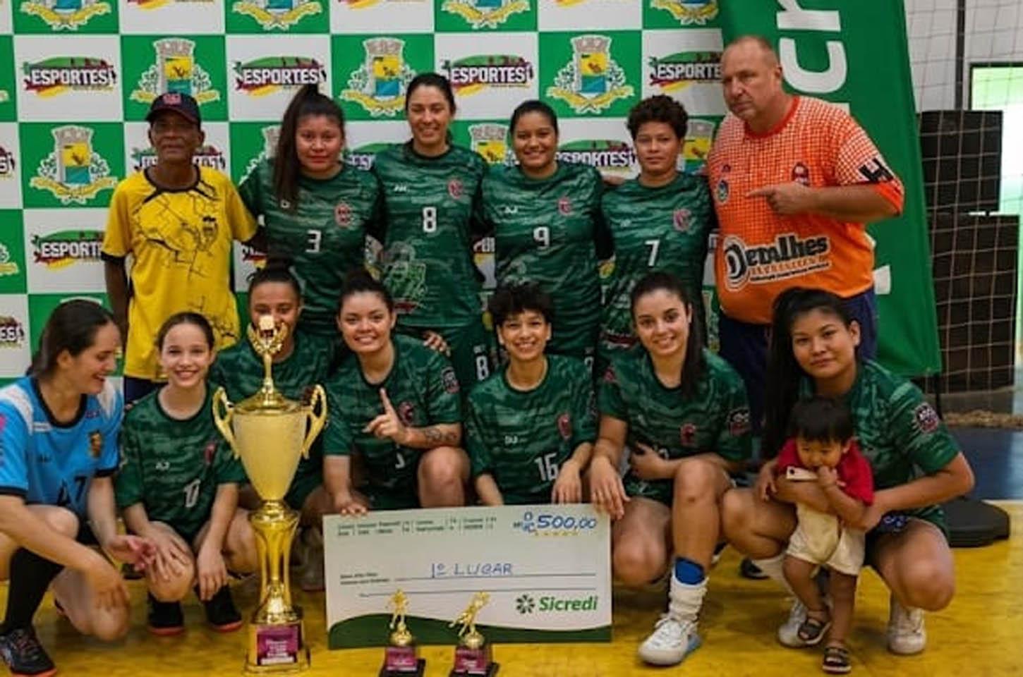 Artilharia e defesa menos vazadas na Copa SCX Agro & Sicredi de Futsal em Porto dos Gaúchos com Juara campeã