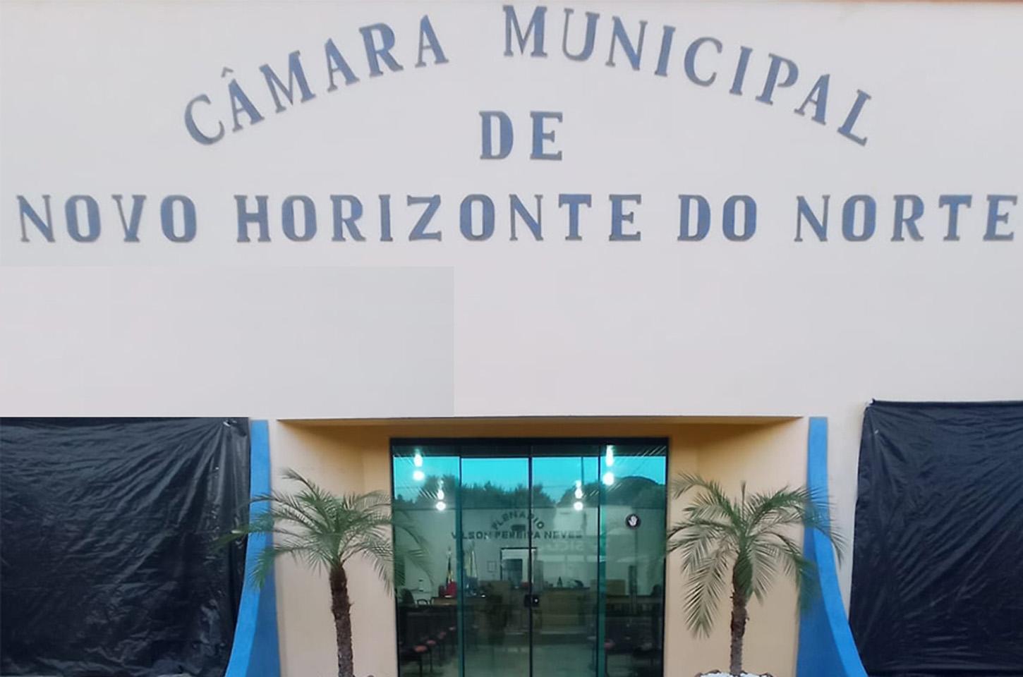 Câmara de Novo Horizonte do Norte registra votos contrários a suplementações para saúde e infraestrutura.