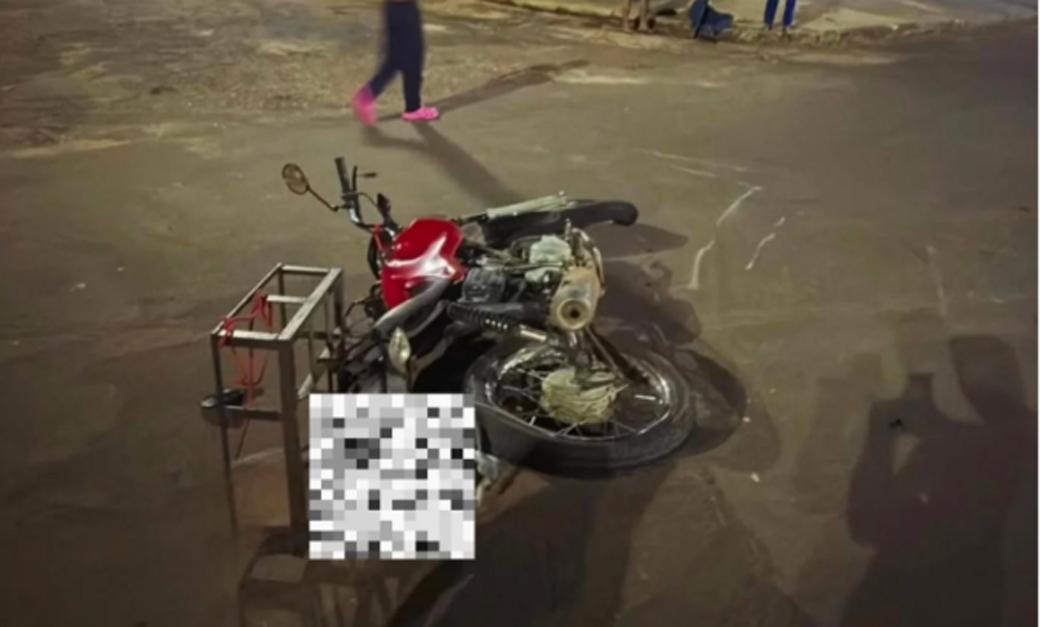 Em Juara condutor provoca acidente deixa vítima ferida e foge sem prestar socorro 