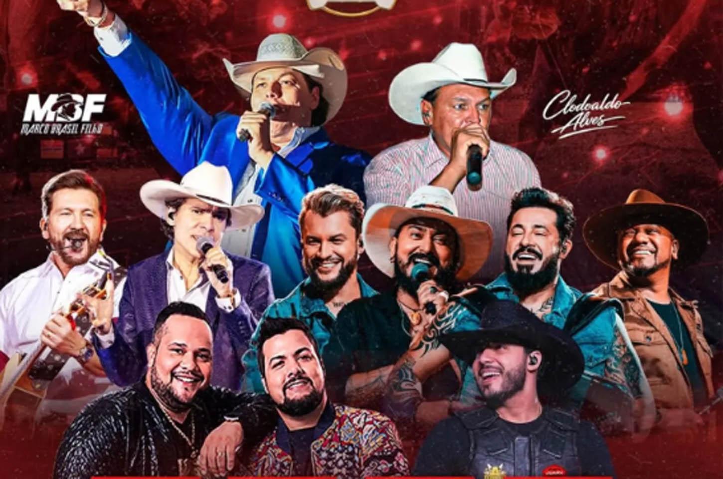 Saibam quais dos SHOWs nacionais da 30ª Expovale de 29 de julho a 01 de agosto