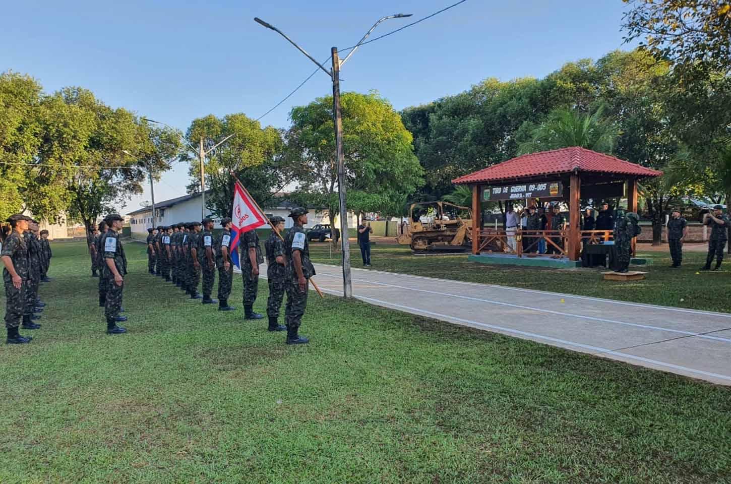 Civismo e cidadania marcarão a formatura do Tiro de Guerra de Juara pelo Dia do Soldado