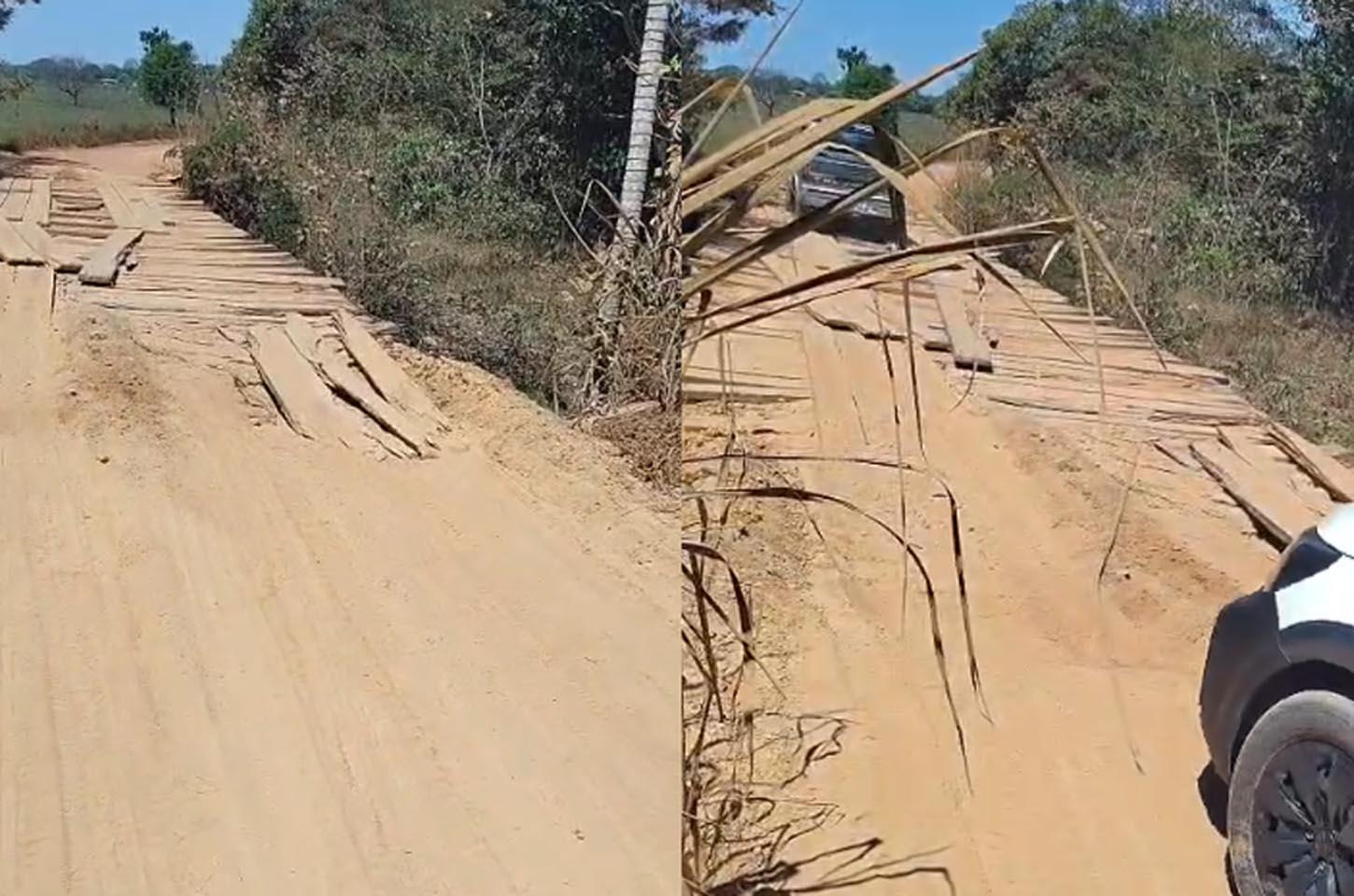 Manutenção da Ponte sobre o Rio Águas Claras será feita com interdições alternadas. Leia a noticia