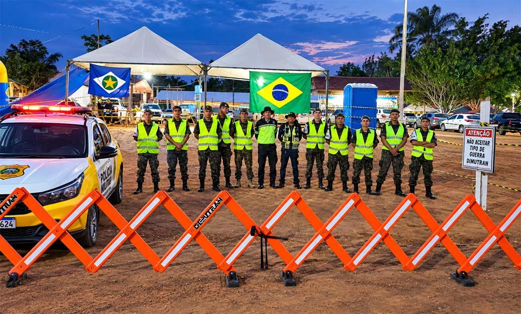 Ação preventiva do DIMUTRAN e Tiro de Guerra garantiram organização do trânsito durante Festival de Pesca em Juara