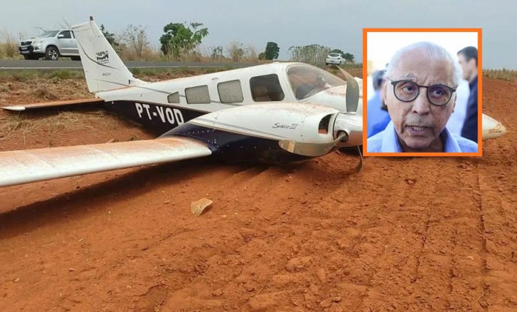 Avião do deputado Júlio Campos faz pouso forçado em Araguaiana