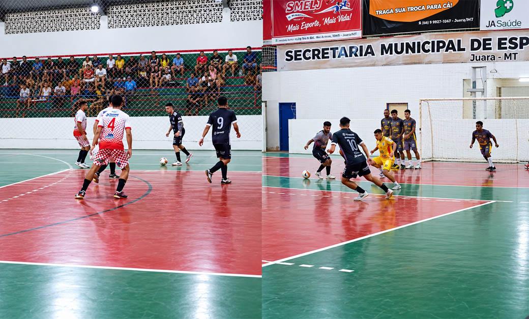 Concluída a 3ª rodada do Campeonato Municipal de Futsal em Juara. Vejam resultados
