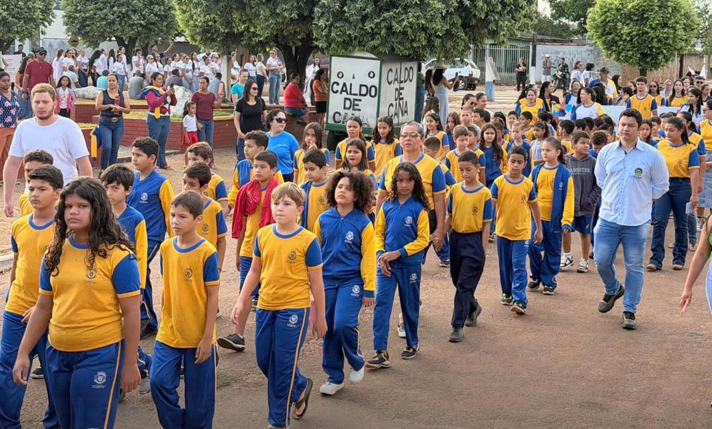 Novo Horizonte do Norte celebrou os 204 anos da Independência do Brasil com desfile cívico reunindo escolas e comunidade