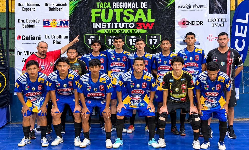 Juara é campeã no Sub-17 com 02 goleiros menos vazados e atleta destaque na Taça Instituto 3W em Brasnorte