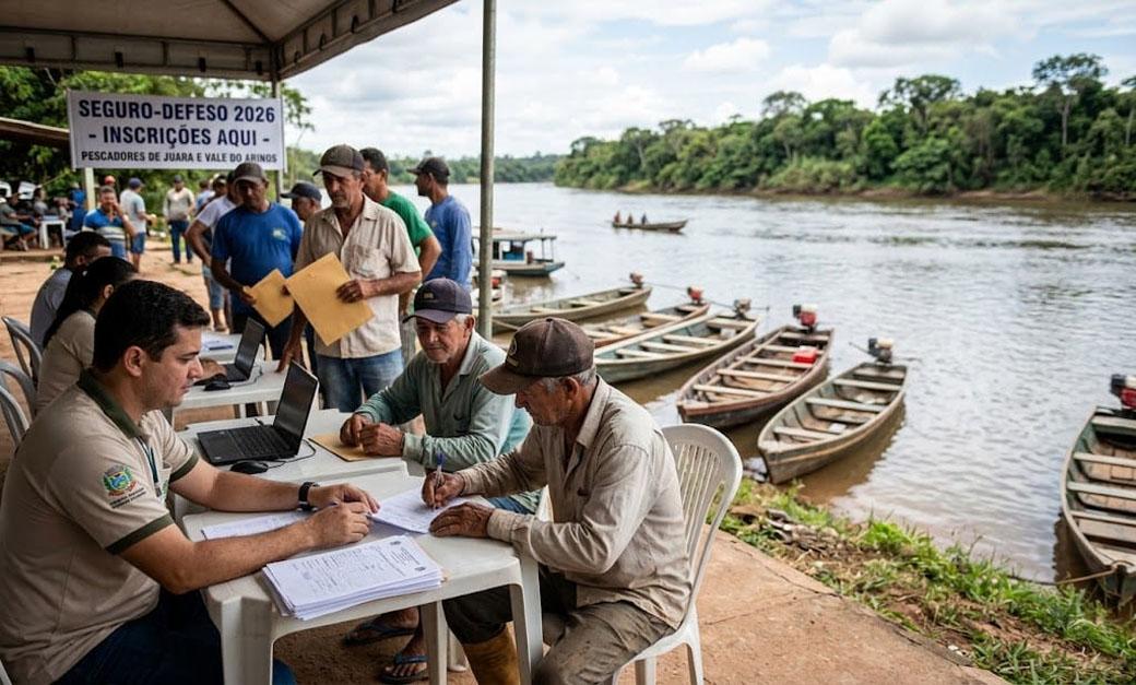 Seguro-Defeso 2026: pescadores profissionais de Juara e Vale do Arinos já deram entrada para receber o benefício