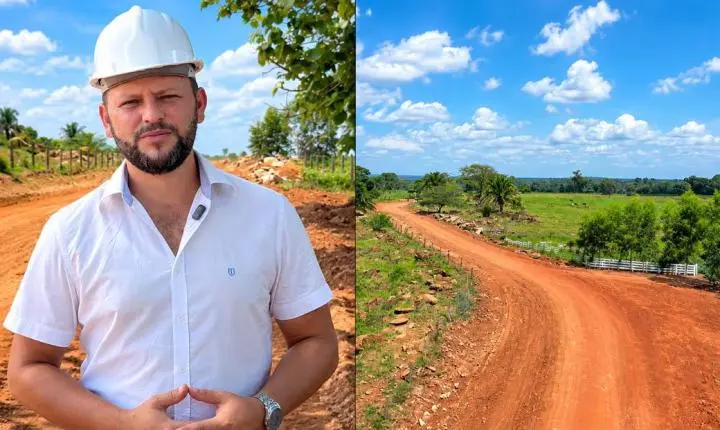 Gestão municipal de Novo Horizonte do Norte intensifica melhorias nas estradas rurais