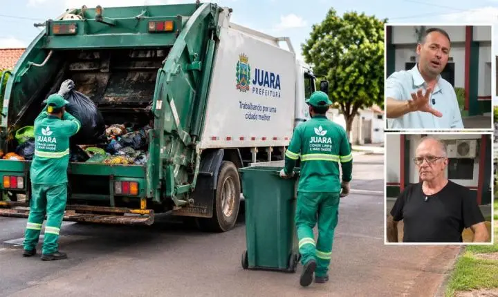 Prefeito e vice conseguiram na Justiça em Cuiabá liberação para continuidade da coleta de lixo em Juara