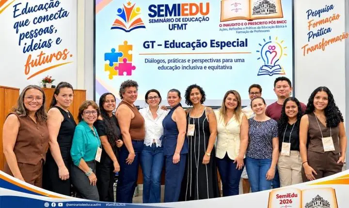 Profissionais de Novo Horizonte do Norte apresentam trabalhos científicos sobre educação em seminário na Capital