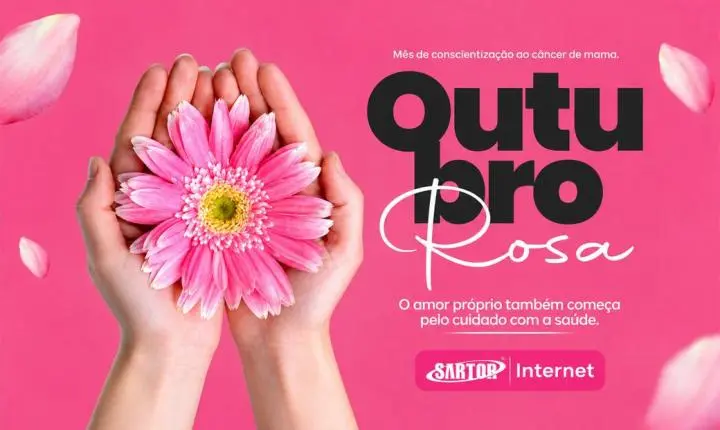 Sartor Internet atende 21 cidades de Mato Grosso e reforça apoio à campanha Outubro Rosa em Juara