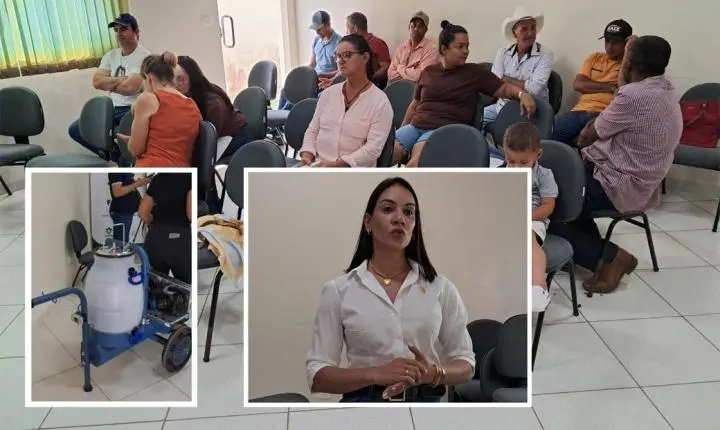 Secretaria do Agronegócio entregou ordenhadeiras e acompanhará produtores de leite em Juara